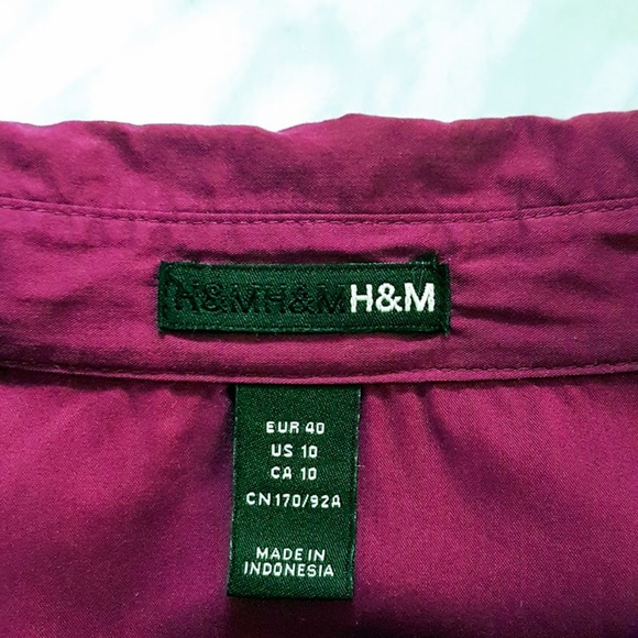 #C10 H & M Women's Button Down Shirt - Picture 4 of 4